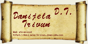 Danijela Trivun vizit kartica
